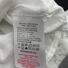 Load image into Gallery viewer, Girls Pumpkin Patch, cotton lined black &amp; white party dress, FUC, size 00, L: 39cm