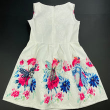 Load image into Gallery viewer, Girls DNS DFS, lightweight floral dress, owls, GUC, size 8, L: 62cm
