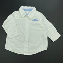 Load image into Gallery viewer, Boys Dymples, lightweight cotton long sleeve shirt, EUC, size 00,  