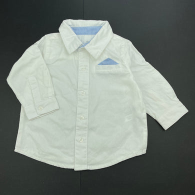 Boys Dymples, lightweight cotton long sleeve shirt, EUC, size 00,  