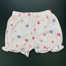 Load image into Gallery viewer, Girls Now, cotton shorts, elasticated, FUC, size 000,  