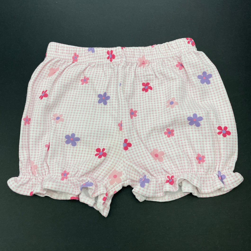 Girls Now, cotton shorts, elasticated, FUC, size 000,  