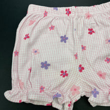 Load image into Gallery viewer, Girls Now, cotton shorts, elasticated, FUC, size 000,  