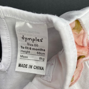Girls Dymples, long sleeve tutu romper, FUC, size 00,  