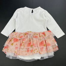Load image into Gallery viewer, Girls Dymples, long sleeve tutu romper, FUC, size 00,  