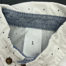 Load image into Gallery viewer, Boys Target, cotton short sleeve shirt, GUC, size 1,  
