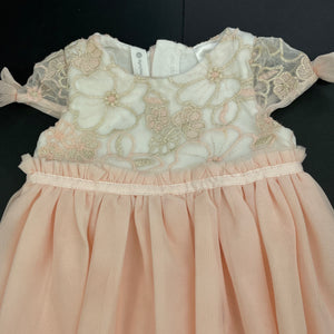 Girls Dymples, lined tulle party dress, FUC, size 0, L: 41cm