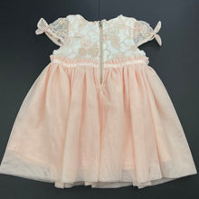 Load image into Gallery viewer, Girls Dymples, lined tulle party dress, FUC, size 0, L: 41cm