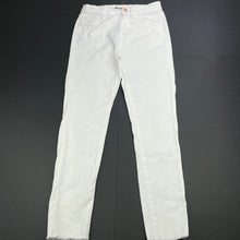 Load image into Gallery viewer, Girls 1964 Denim Co, white stretch denim jeans / jeggings, Inside leg: 56cm, W: 58cm, FUC, size 10,  