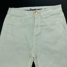 Load image into Gallery viewer, Girls 1964 Denim Co, white stretch denim jeans / jeggings, Inside leg: 56cm, W: 58cm, FUC, size 10,  