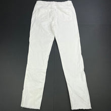 Load image into Gallery viewer, Girls 1964 Denim Co, white stretch denim jeans / jeggings, Inside leg: 56cm, W: 58cm, FUC, size 10,  
