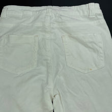 Load image into Gallery viewer, Girls 1964 Denim Co, white stretch denim jeans / jeggings, Inside leg: 56cm, W: 58cm, FUC, size 10,  