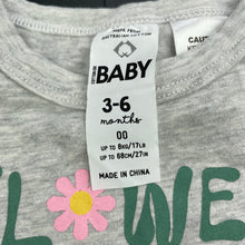 Load image into Gallery viewer, Girls Cotton On, grey marle bodysuit / romper, NEW, size 00,  