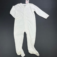 Load image into Gallery viewer, unisex Baby Berry, pointelle cotton zip coverall / romper, NEW, size 0,  