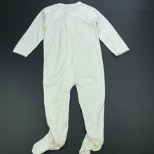 Load image into Gallery viewer, unisex Baby Berry, pointelle cotton zip coverall / romper, NEW, size 0,  