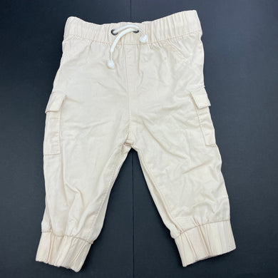 Boys Baby Berry, lightweight cotton casual pants, elasticated, EUC, size 0,  