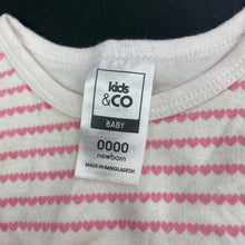 Load image into Gallery viewer, Girls Kids &amp; Co, cotton singletsuit / romper, EUC, size 0000,  