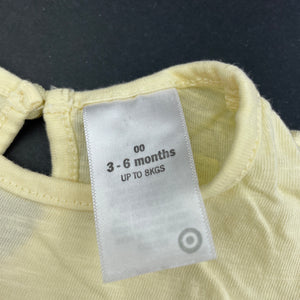 unisex Target, cotton t-shirt / top, jungle, GUC, size 00,  