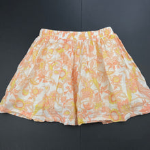 Load image into Gallery viewer, Girls Cotton On, lined lightweight cotton skirt, elasticated, L: 30.5cm, GUC, size 7,  