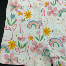 Load image into Gallery viewer, Girls F&amp;F, floral cotton shorts, elasticated, EUC, size 00,  