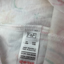 Load image into Gallery viewer, Girls F&amp;F, floral cotton shorts, elasticated, EUC, size 00,  