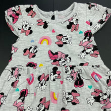 Load image into Gallery viewer, Girls Disney, Minnie Mouse casual dress, EUC, size 00, L: 35cm