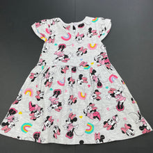 Load image into Gallery viewer, Girls Disney, Minnie Mouse casual dress, EUC, size 00, L: 35cm