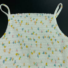 Load image into Gallery viewer, Girls Target, shirred cotton floral summer top, EUC, size 8,  