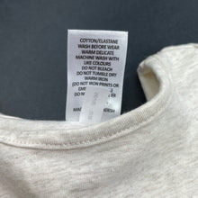 Load image into Gallery viewer, unisex Target, oatmeal marle long sleeve top, EUC, size 000,  
