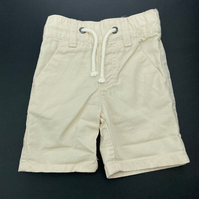 Boys Baby Berry, lightweight cotton shorts, elasticated, EUC, size 000,  