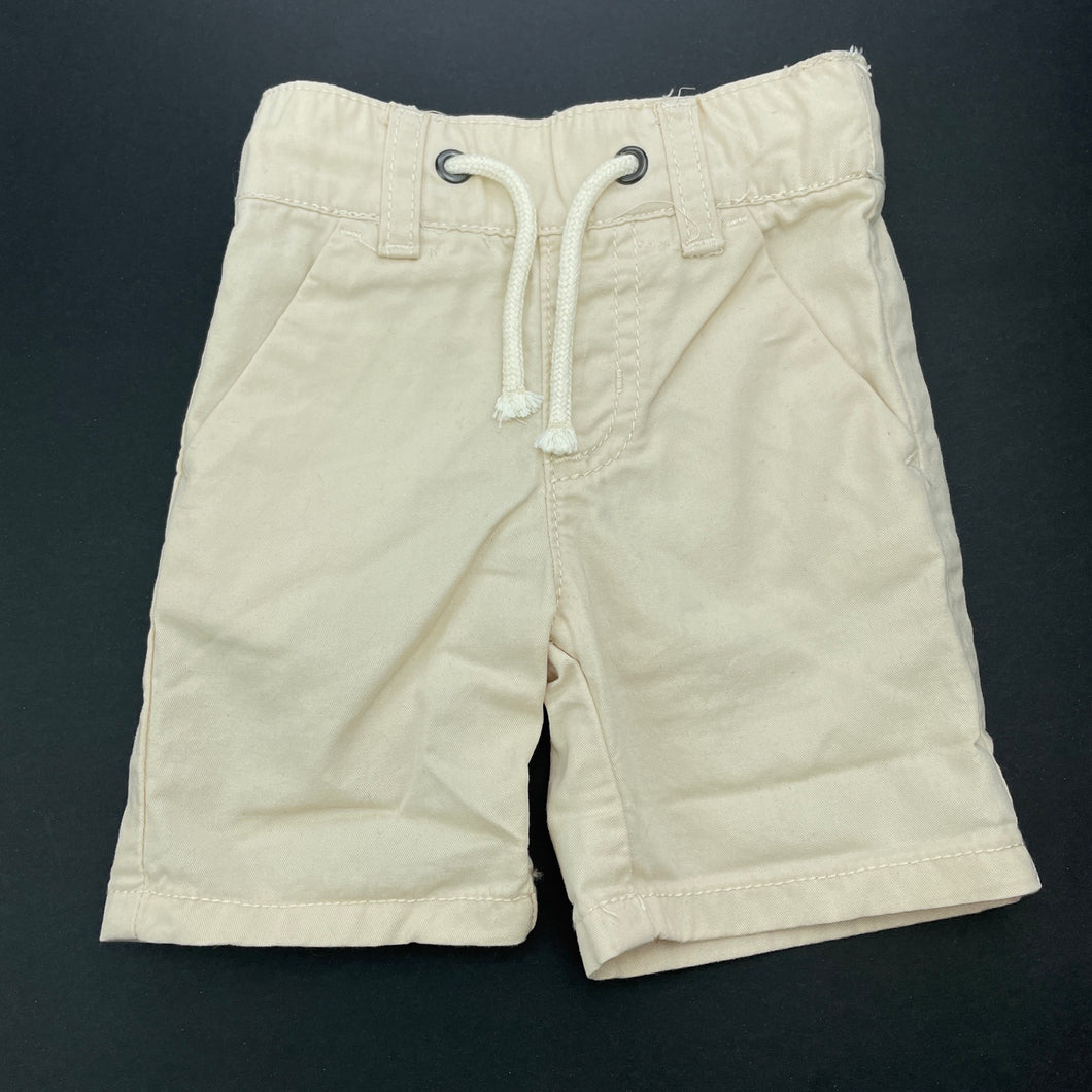 Boys Baby Berry, lightweight cotton shorts, elasticated, EUC, size 000,  