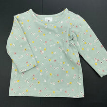 Load image into Gallery viewer, Girls Target, floral stretchy long sleeve top, EUC, size 000,  
