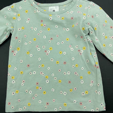 Load image into Gallery viewer, Girls Target, floral stretchy long sleeve top, EUC, size 000,  