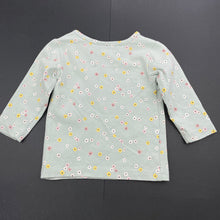 Load image into Gallery viewer, Girls Target, floral stretchy long sleeve top, EUC, size 000,  