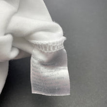 Load image into Gallery viewer, unisex Plum Precious, white cotton romper, FUC, size 00,  