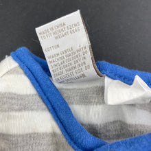 Load image into Gallery viewer, Boys Tiny Little Wonders, striped cotton romper, GUC, size 000,  