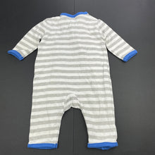 Load image into Gallery viewer, Boys Tiny Little Wonders, striped cotton romper, GUC, size 000,  