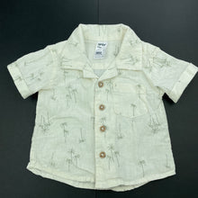 Load image into Gallery viewer, Boys Anko, linen / cotton short sleeve shirt, EUC, size 000,  