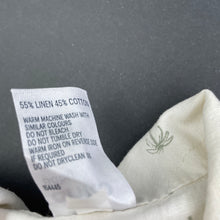 Load image into Gallery viewer, Boys Anko, linen / cotton short sleeve shirt, EUC, size 000,  