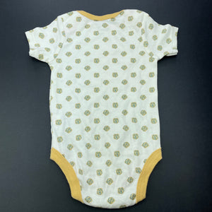 Girls Sandy & Simon, floral cotton bodysuit / romper, EUC, size 00,  