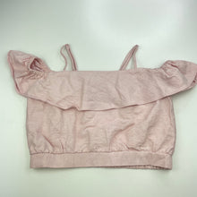 Load image into Gallery viewer, Girls Bardot Junior, pink cropped summer top, GUC, size 12,  