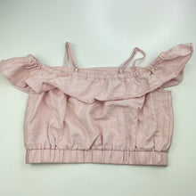 Load image into Gallery viewer, Girls Bardot Junior, pink cropped summer top, GUC, size 12,  