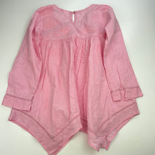 Load image into Gallery viewer, Girls Next, embroidered lightweight cotton long sleeve top, marks back left cuff, FUC, size 5,  
