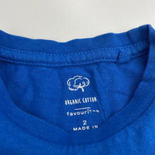 Load image into Gallery viewer, Boys Favourites, organic cotton t-shirt / top, GUC, size 2,  