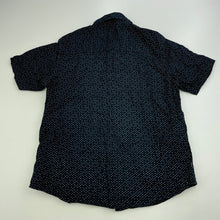 Load image into Gallery viewer, Boys Indie, navy cotton short sleeve shirt, GUC, size 3,  