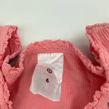 Load image into Gallery viewer, Girls Target, ribbed stretchy singlet top, EUC, size 6,  