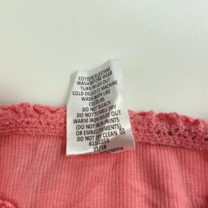 Girls Target, ribbed stretchy singlet top, EUC, size 6,  