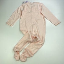 Load image into Gallery viewer, Girls Baby Berry, pointelle cotton zip coverall / romper, NEW, size 0,  