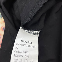 Load image into Gallery viewer, Girls SHEIN, black stretchy cropped t-shirt / top, EUC, size 9,  