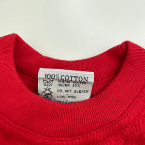 Boys Joey Roo Australia, red cotton t-shirt / top, crocodile, GUC, size 2,  